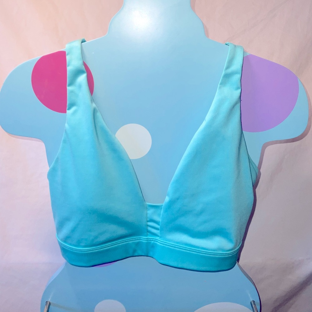Blue stylish sports bra